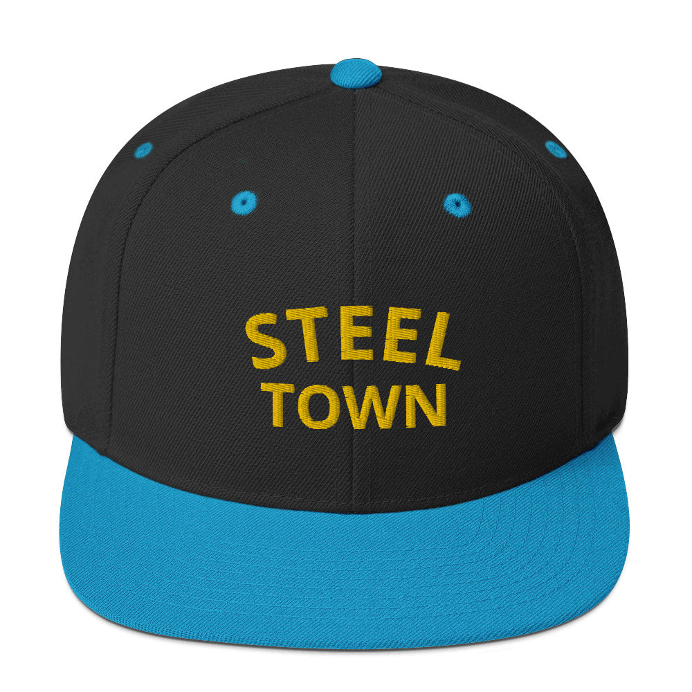 STEEL TOWN Logo Snapback Hat (Embroidered)