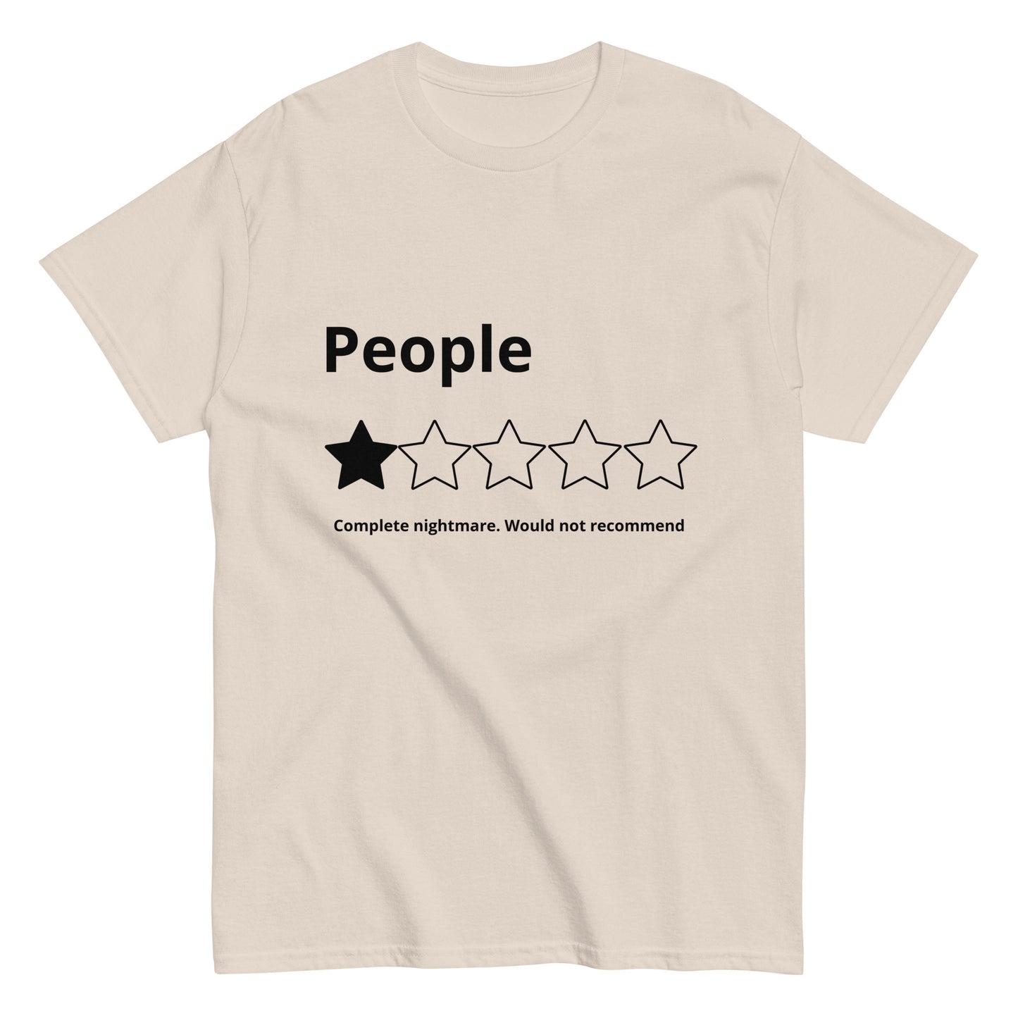 PEOPLE: WOULD NOT RECOMMEND