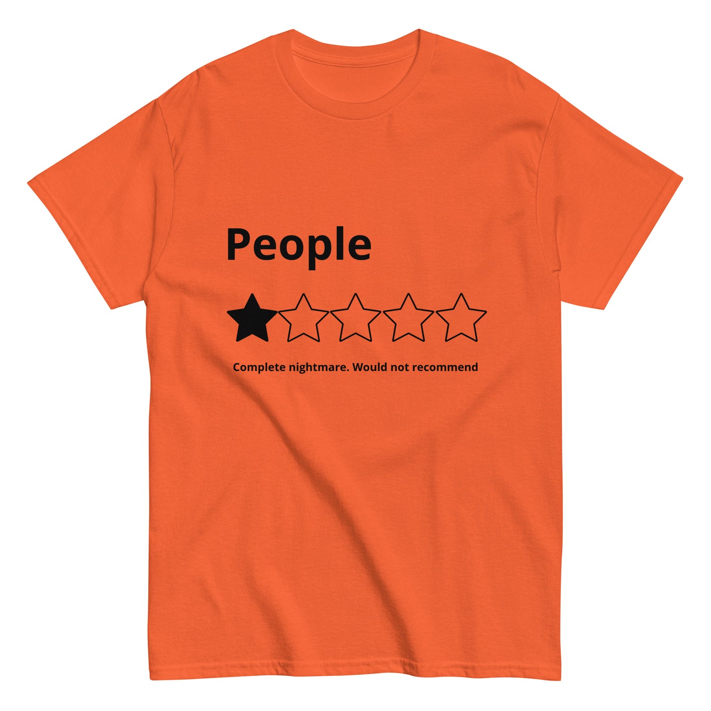 PEOPLE: WOULD NOT RECOMMEND