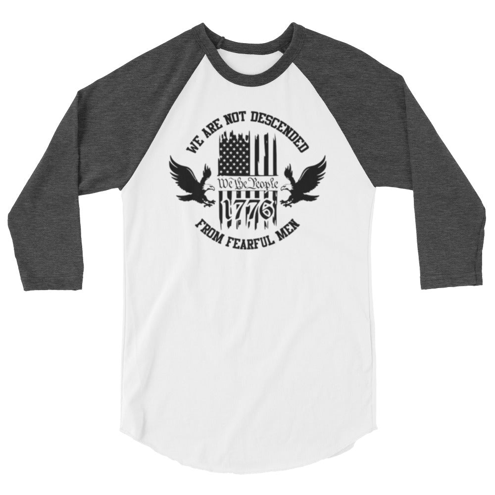 WE THE PEOPLE 3/4 sleeve raglan shirt