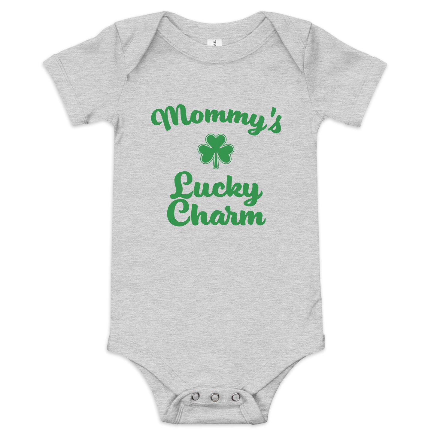 MOMMY'S LUCKY CHARM Baby short sleeve one piece