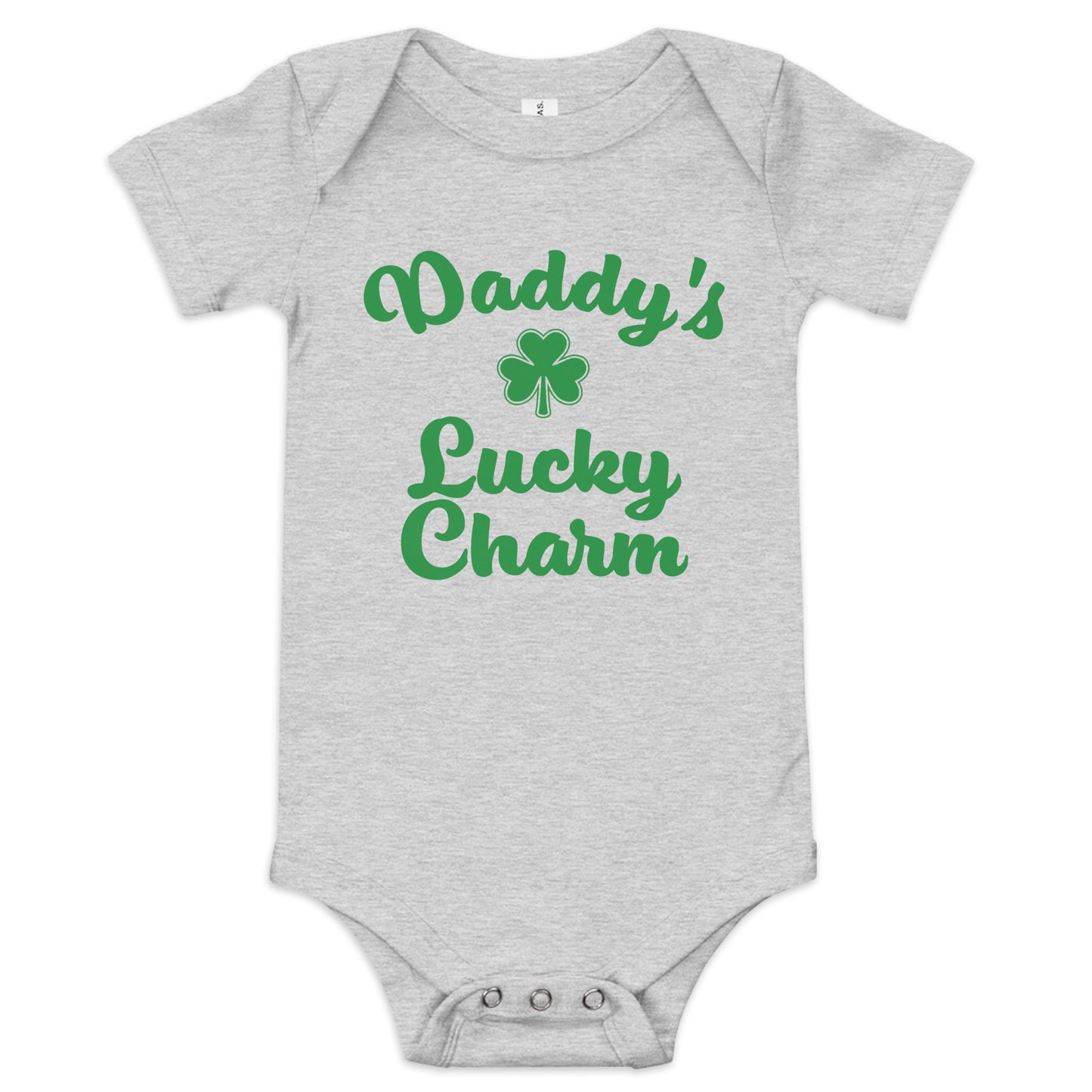 DADDY'S LUCKY CHARM Baby short sleeve one piece