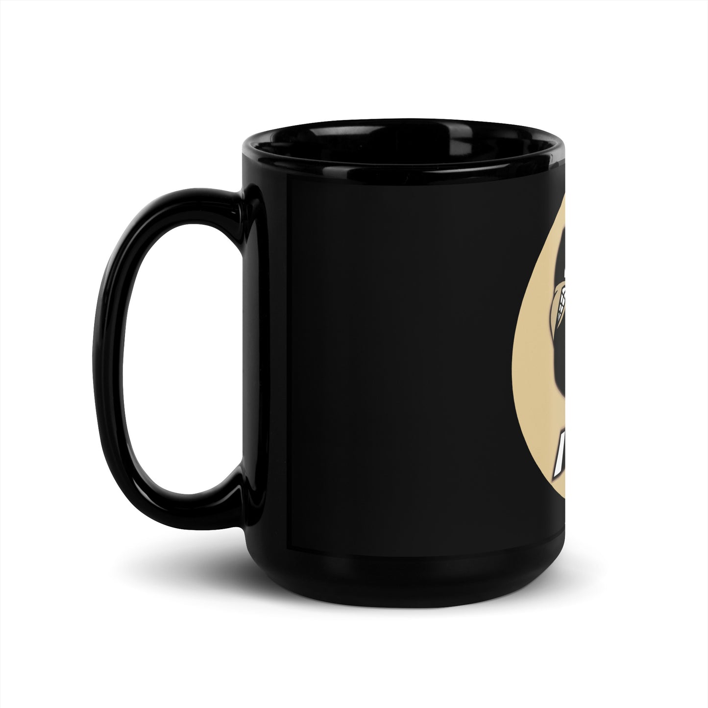 PITTSBURGH HOCKEY Black Glossy Mug