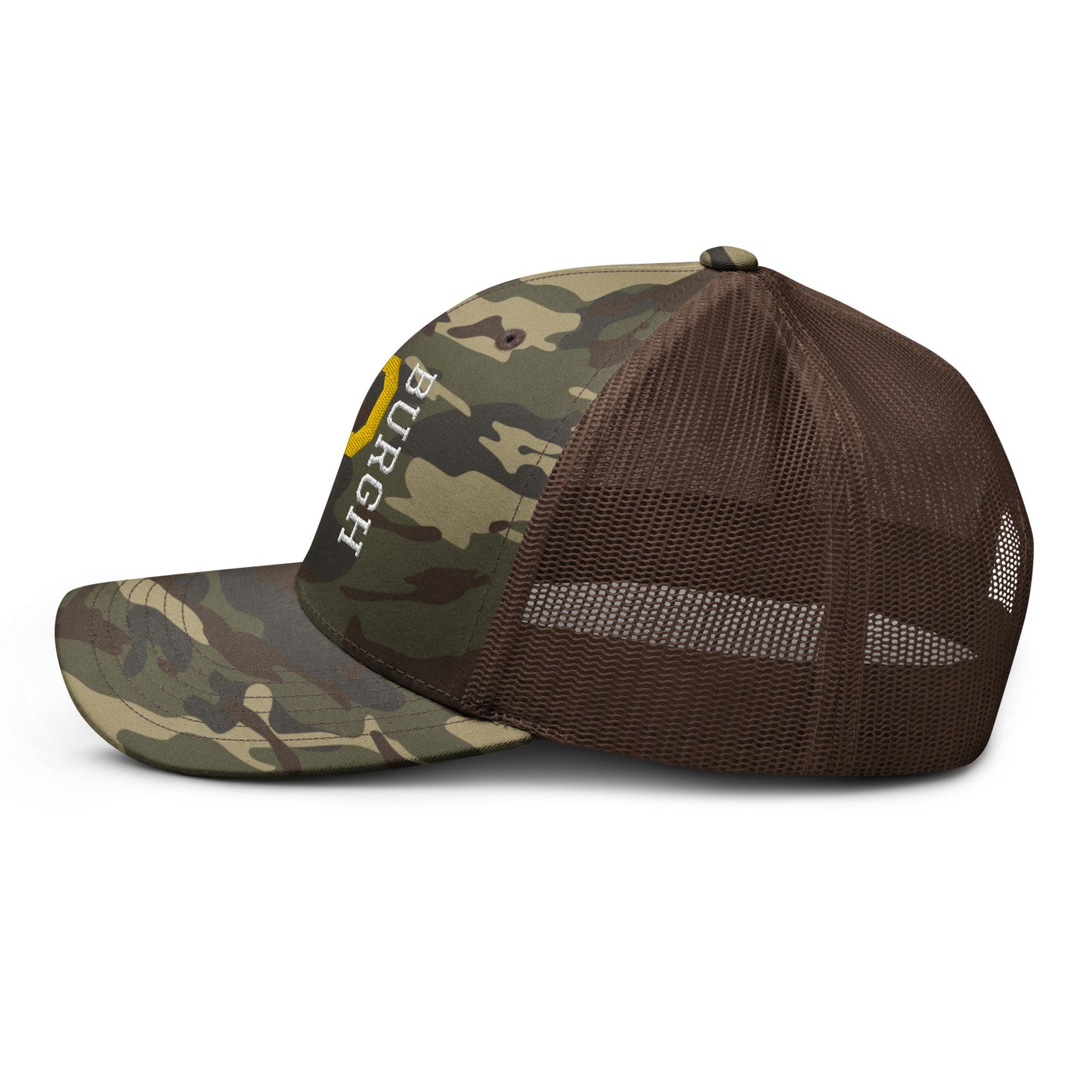 P-BURGH Brand Camouflage trucker hat