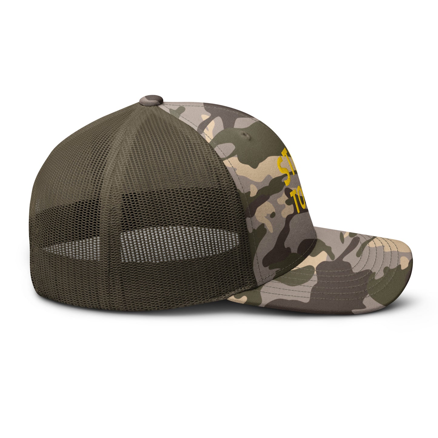 STEEL TOWN Logo Camouflage trucker hat