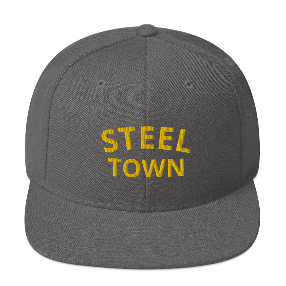 STEEL TOWN Logo Snapback Hat