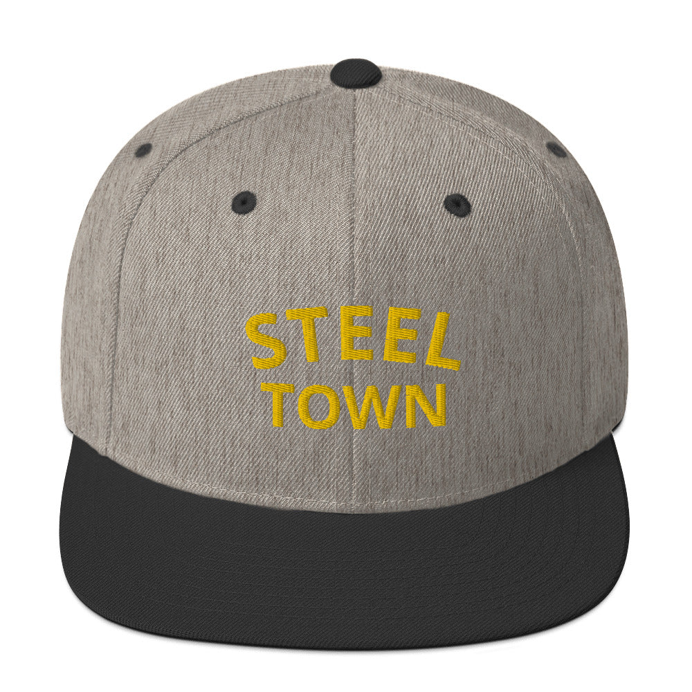 STEEL TOWN Logo Snapback Hat