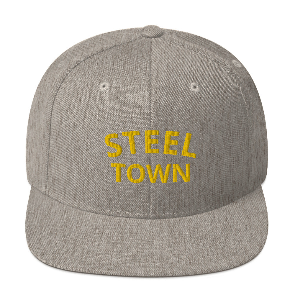 STEEL TOWN Logo Snapback Hat