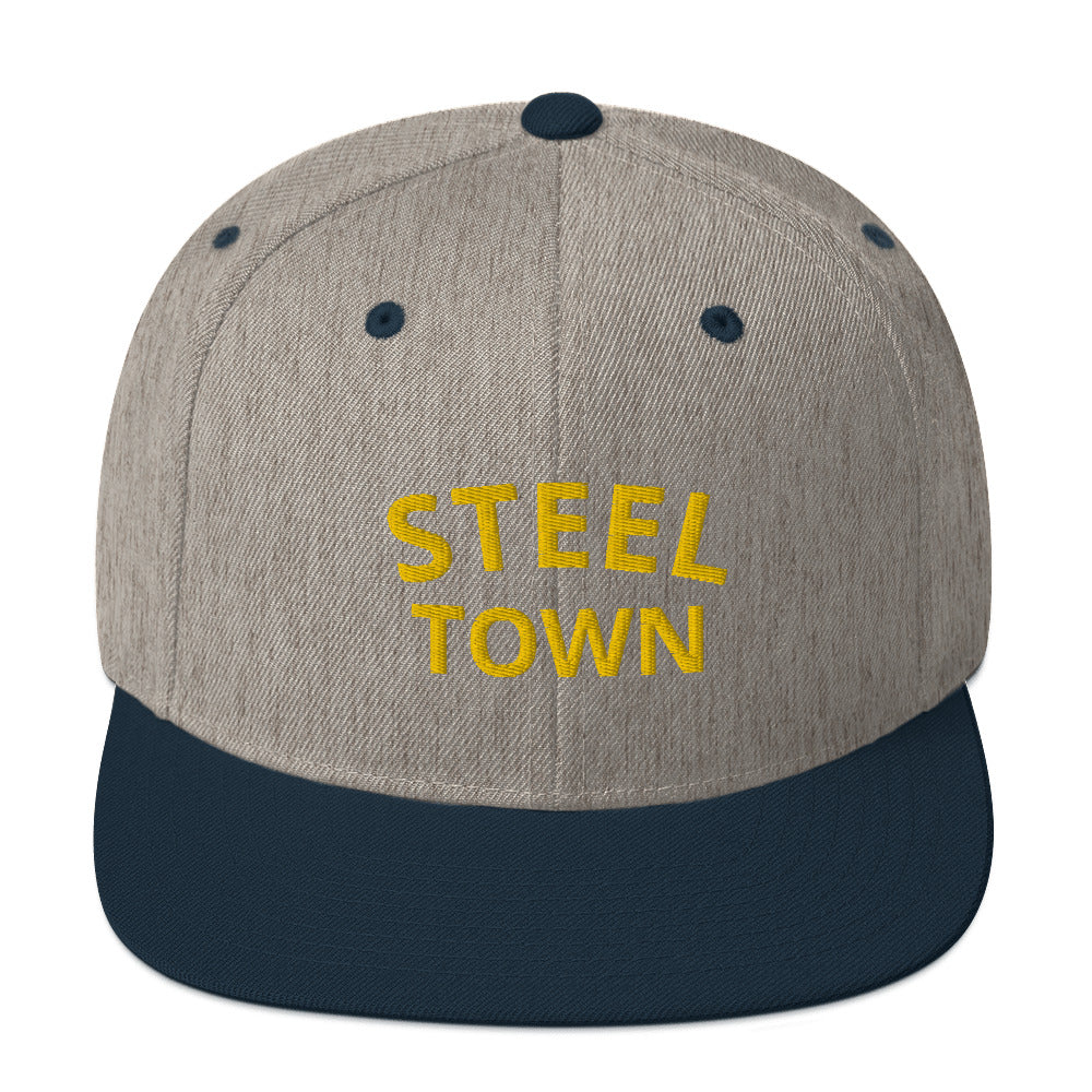 STEEL TOWN Logo Snapback Hat