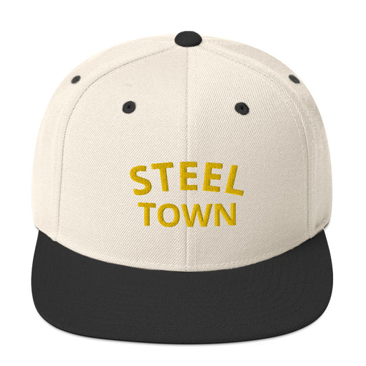 STEEL TOWN Logo Snapback Hat