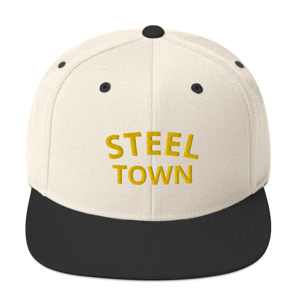 STEEL TOWN Logo Snapback Hat