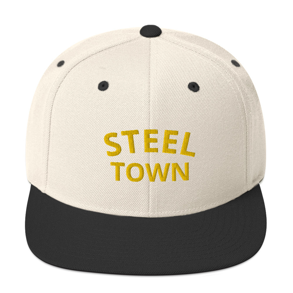 STEEL TOWN Logo Snapback Hat