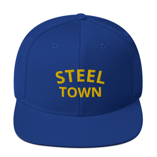 STEEL TOWN Logo Snapback Hat (Embroidered)