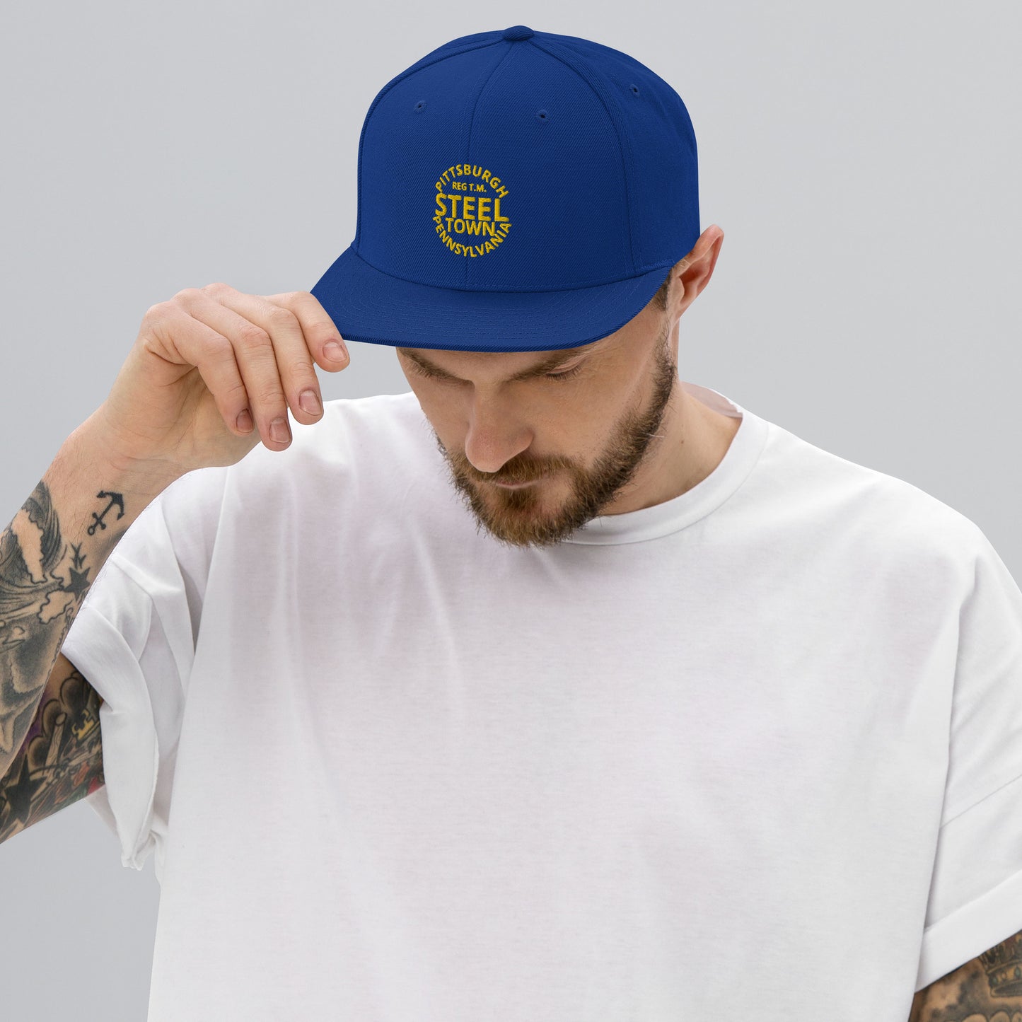 STEEL TOWN / REG T.M. Logo Snapback Hat