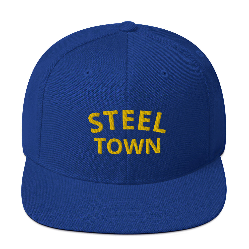 STEEL TOWN Logo Snapback Hat