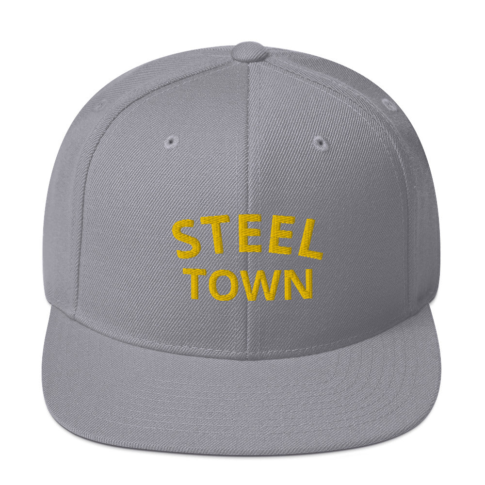 STEEL TOWN Logo Snapback Hat