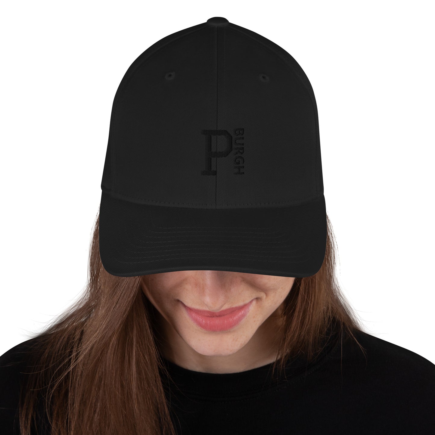 P-BURGH - Closed Back Structured Twill Cap