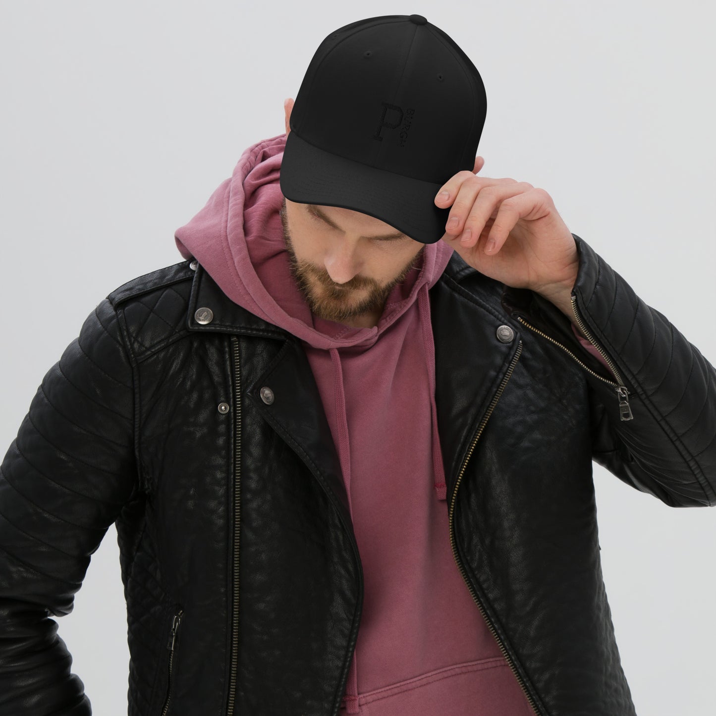 MIDNIGHT COLLECTION P-BURGH Structured Twill Cap (Closed Back)