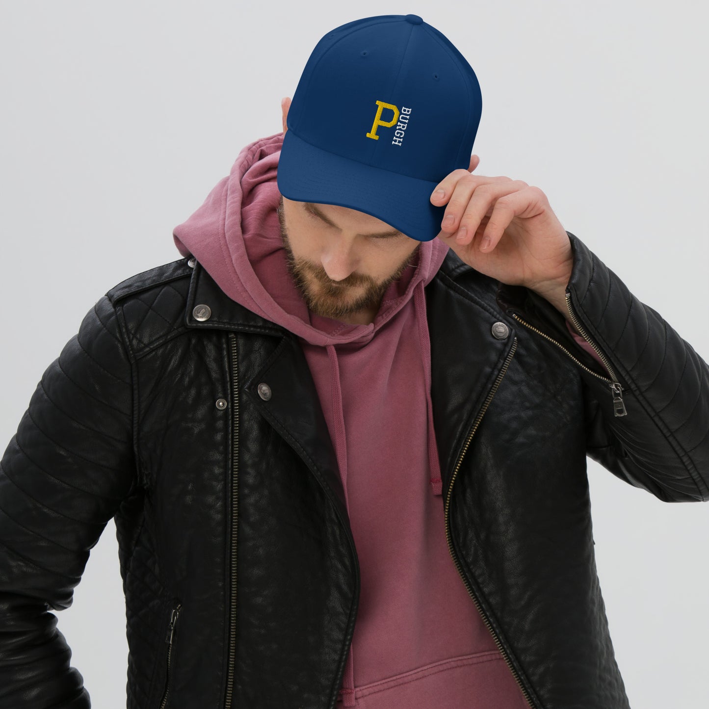 P-BURGH Structured Twill Cap (Closed Back)