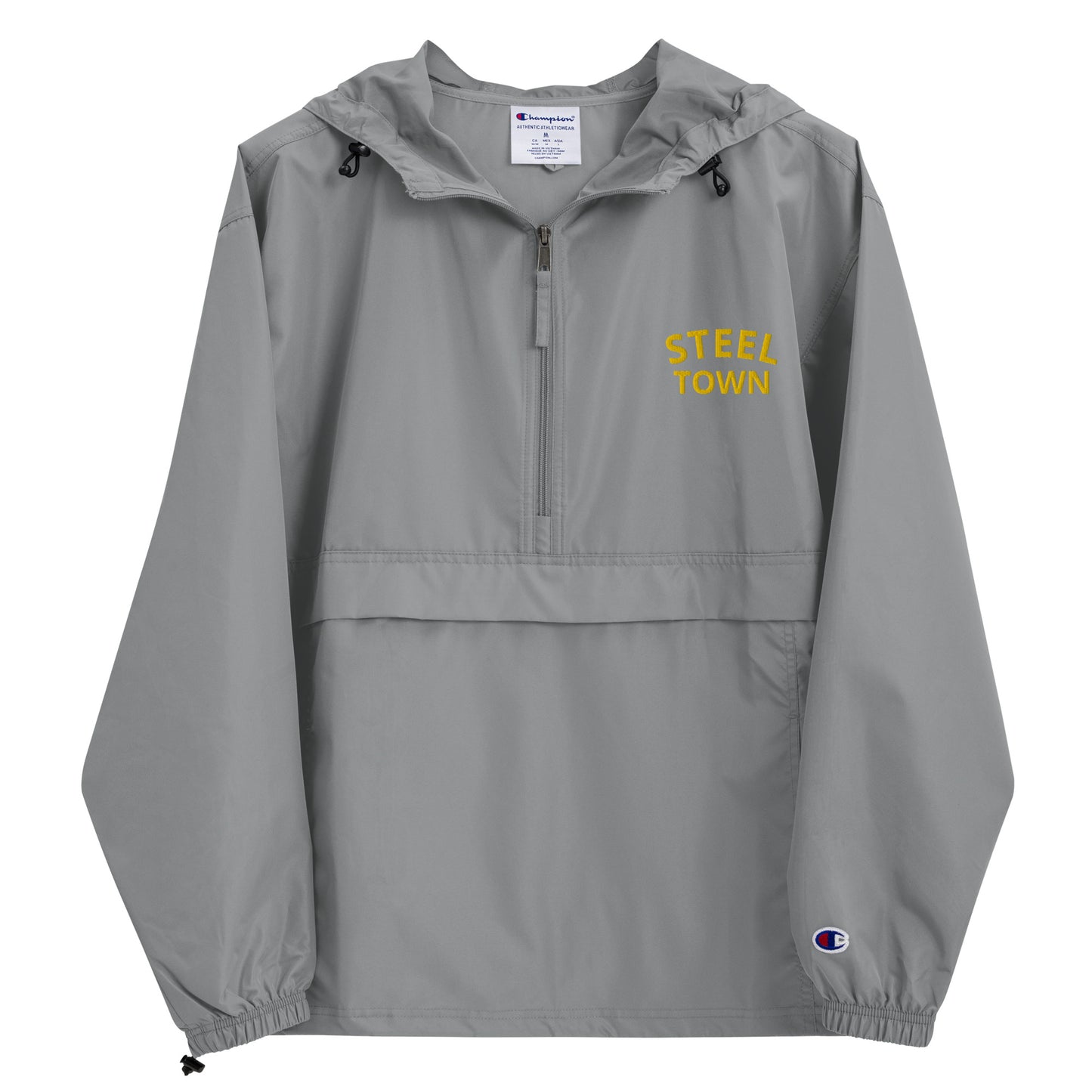 STEEL TOWN Logo Embroidered Champion Packable Jacket