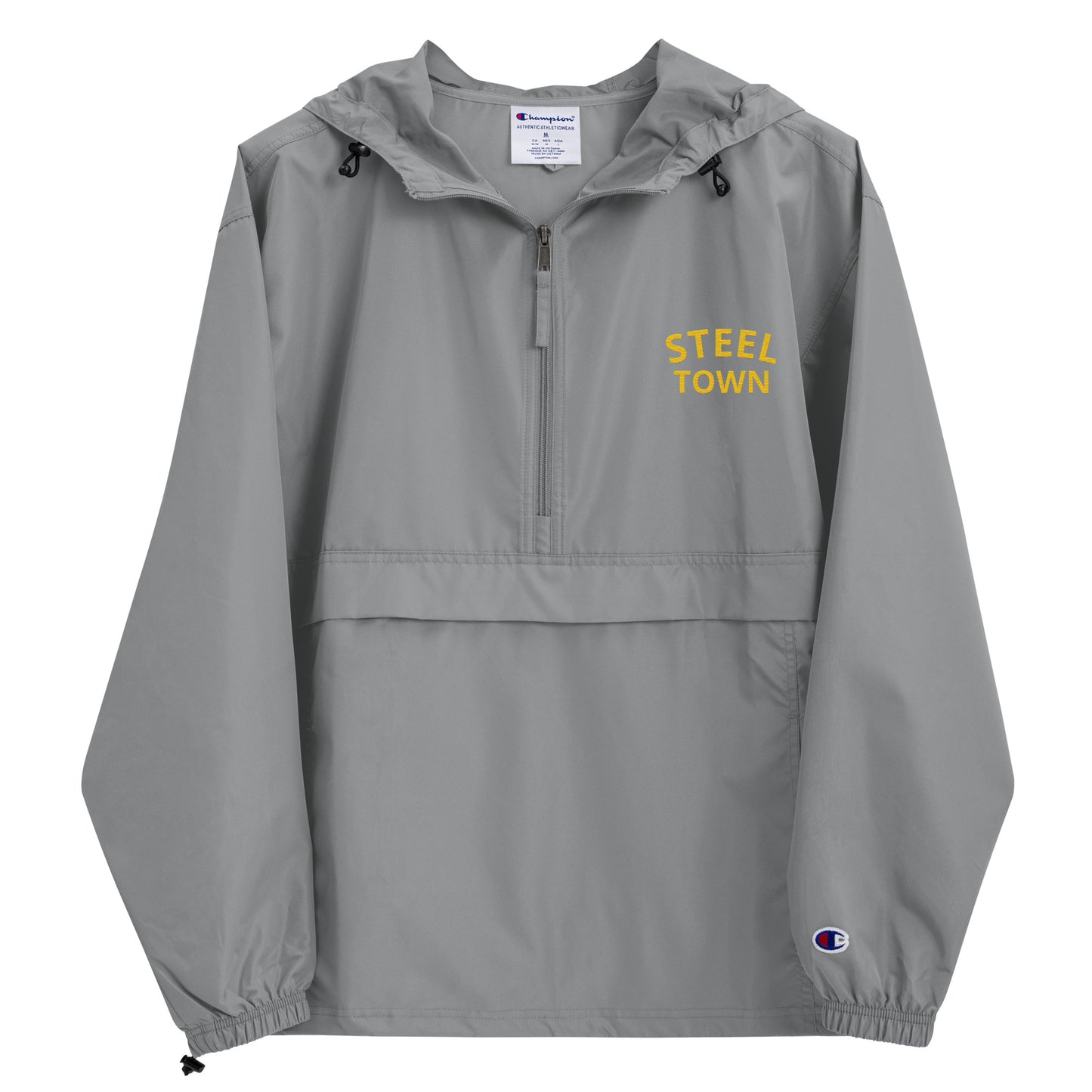 STEEL TOWN Logo Embroidered Champion Packable Jacket