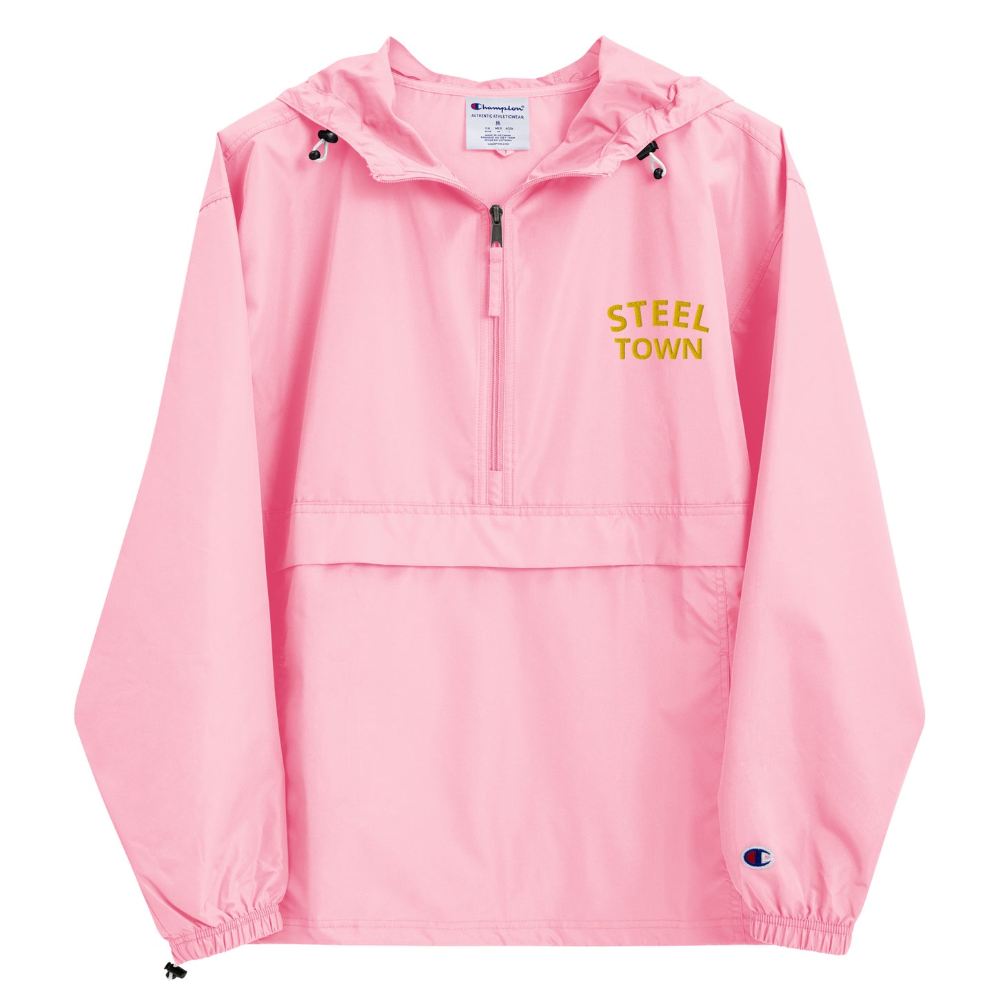 STEEL TOWN Logo Embroidered Champion Packable Jacket