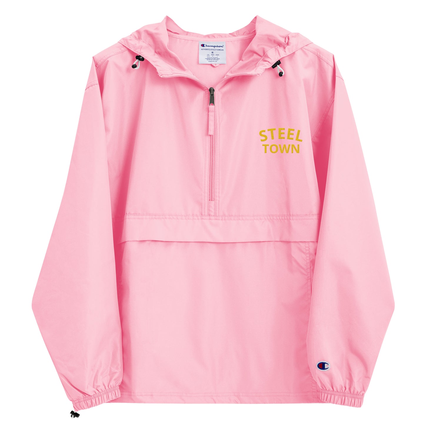 STEEL TOWN Logo Embroidered Champion Packable Jacket