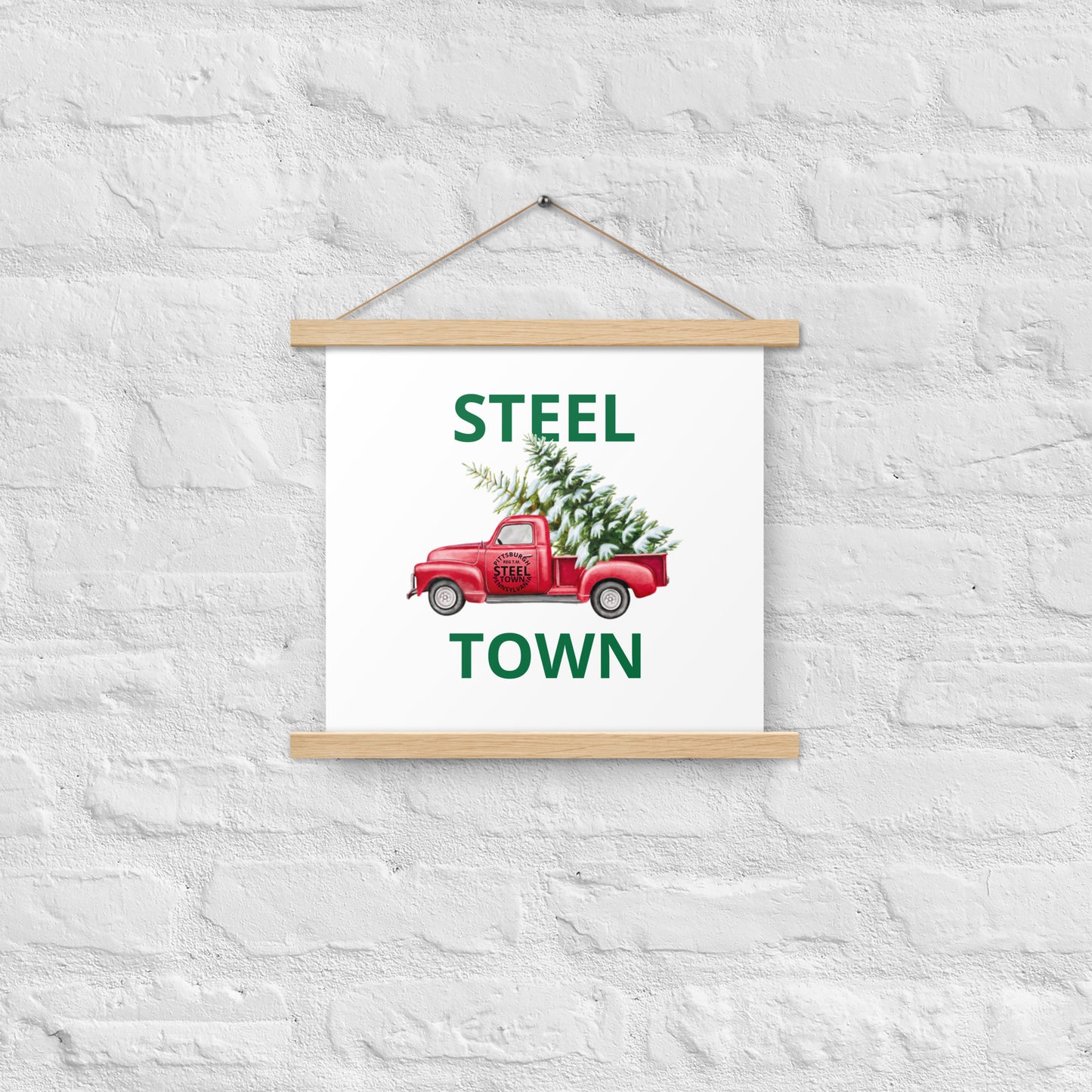 STEEL TOWN Christmas Banner