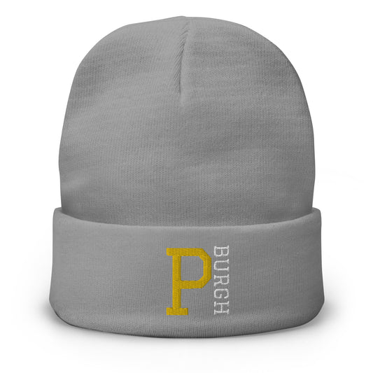 P-BURGH - Embroidered Beanie