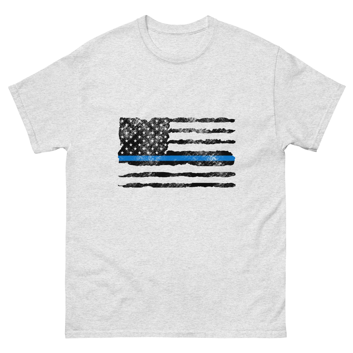 THIN BLUE LINE FLAG (DISTRESSED)