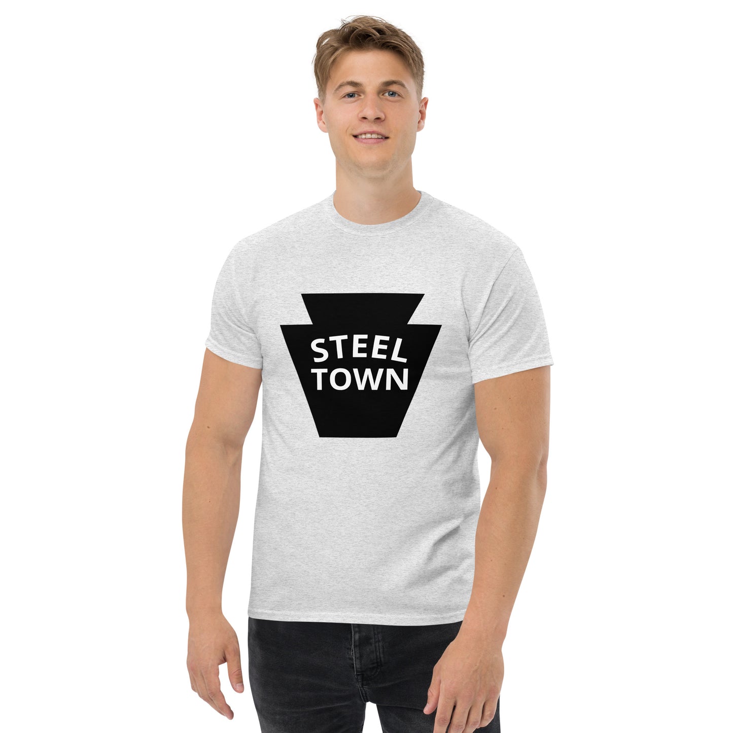 STEEL TOWN KEYSTONE Logo Men's classic tee