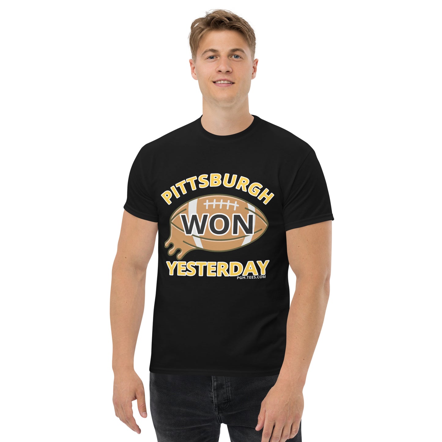 PITTSBURGH WON YESTERDAY -The perfect tee for the morning after game day victories