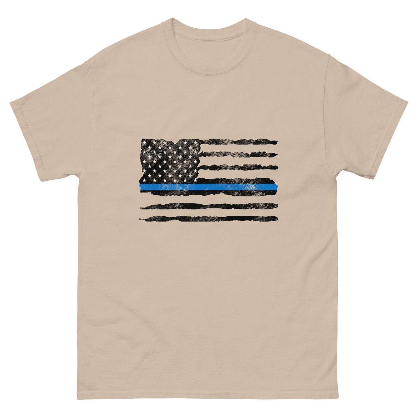 THIN BLUE LINE FLAG (DISTRESSED)