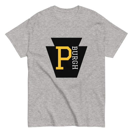 P-BURGH Brand Men's classic tee