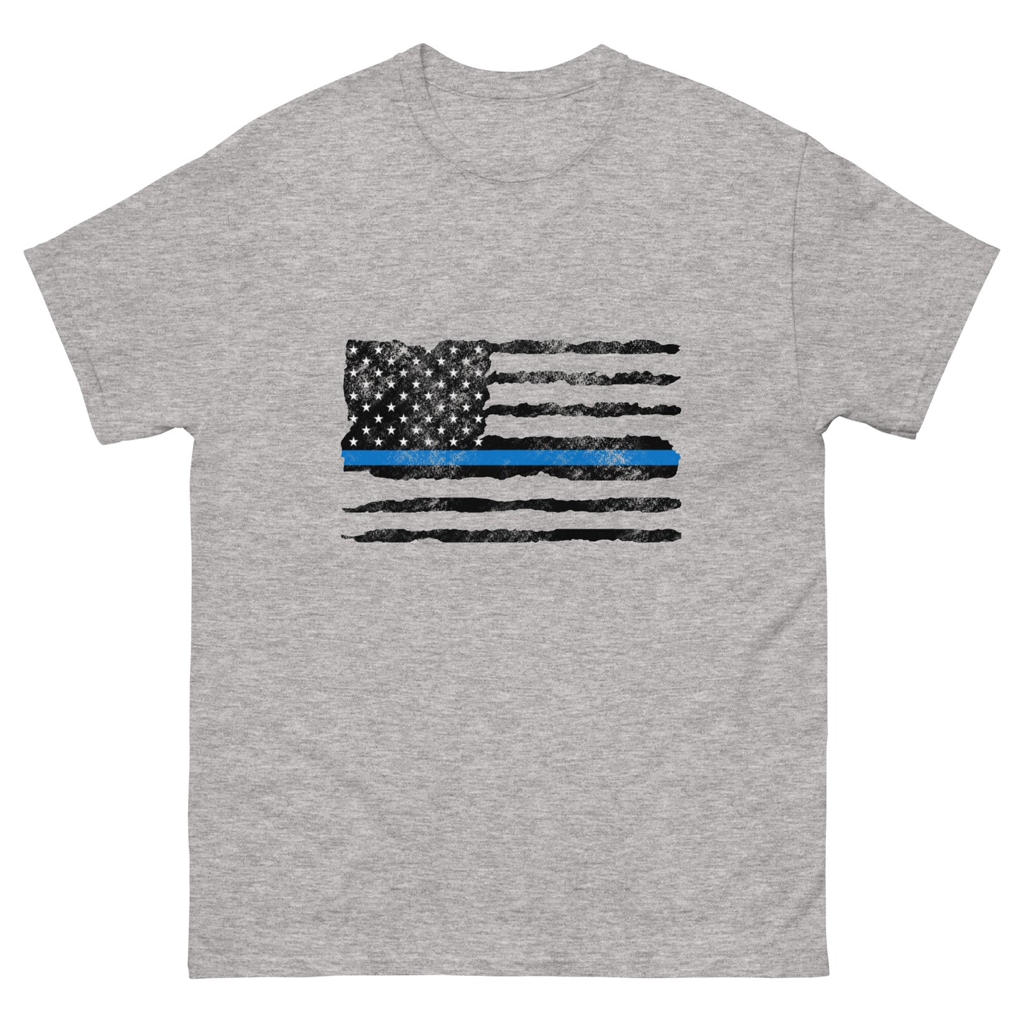 THIN BLUE LINE FLAG (DISTRESSED)