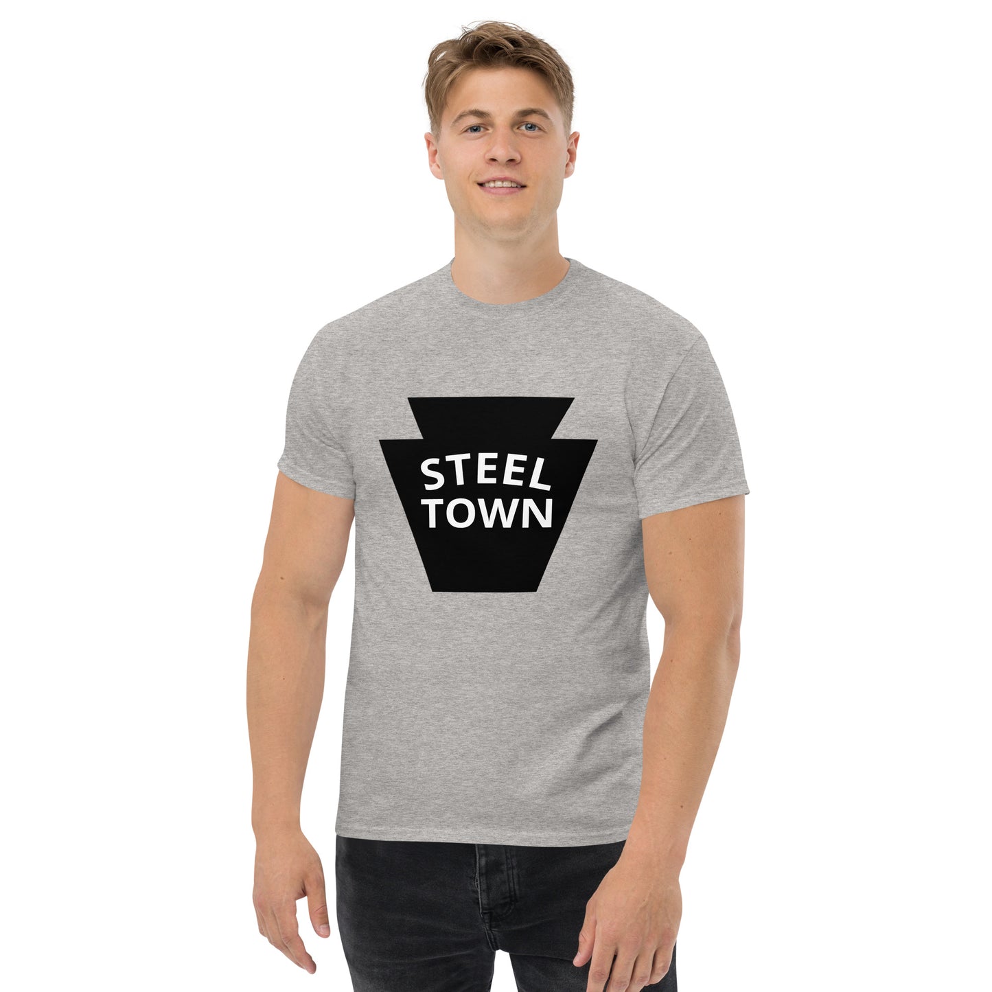 STEEL TOWN KEYSTONE Logo Men's classic tee