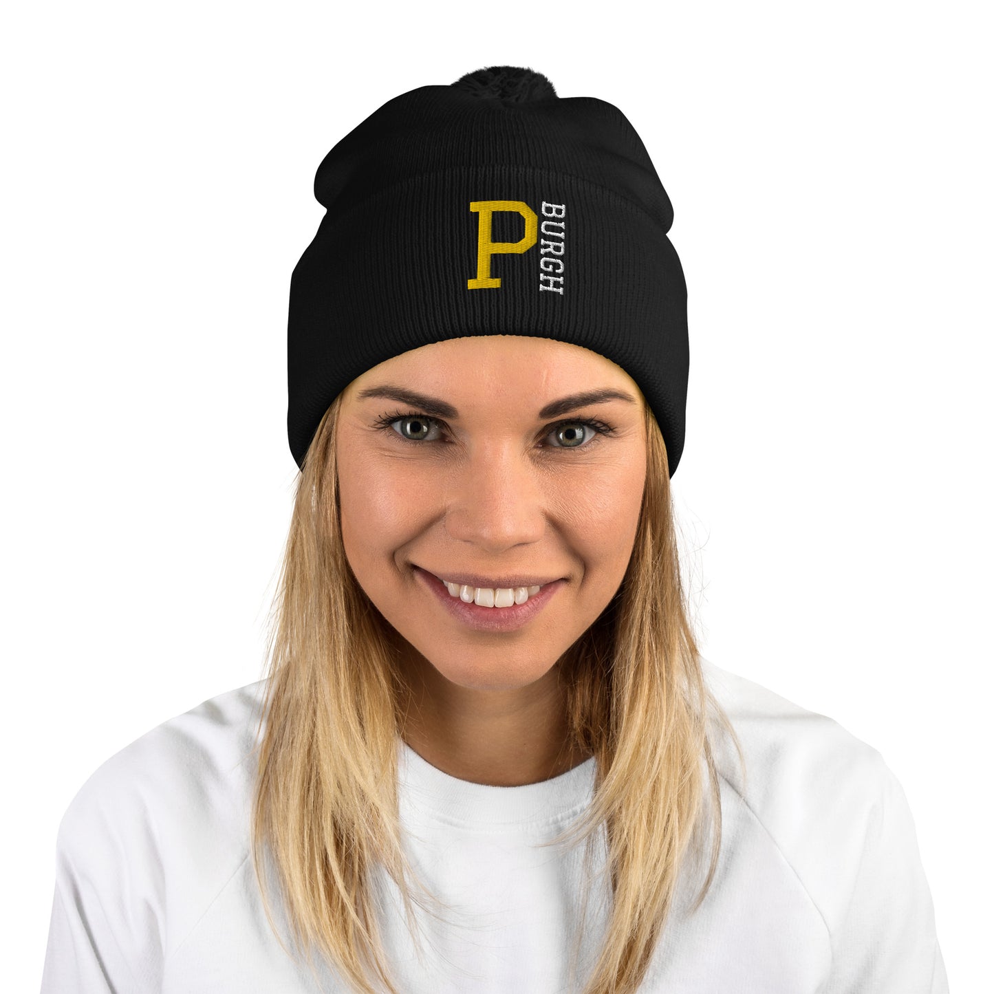 P-BURGH Pom-Pom Beanie