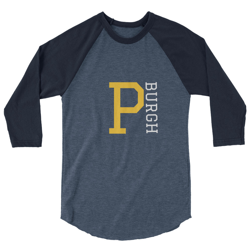 P-BURGH 3/4 sleeve raglan shirt