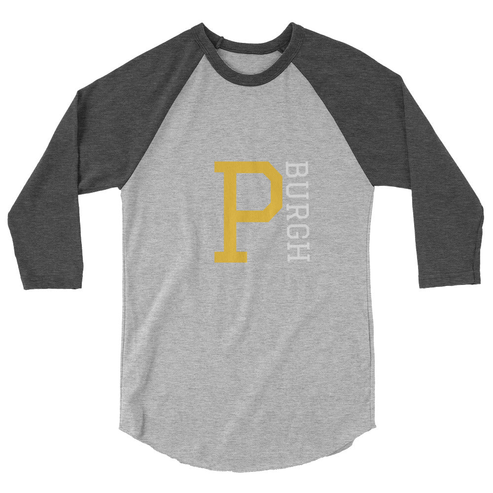 P-BURGH 3/4 sleeve raglan shirt