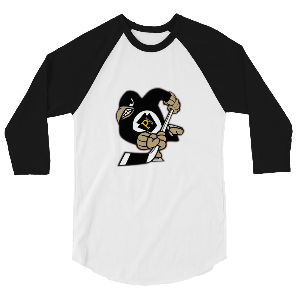 P-BURGH HOCKEY 3/4 sleeve raglan shirt