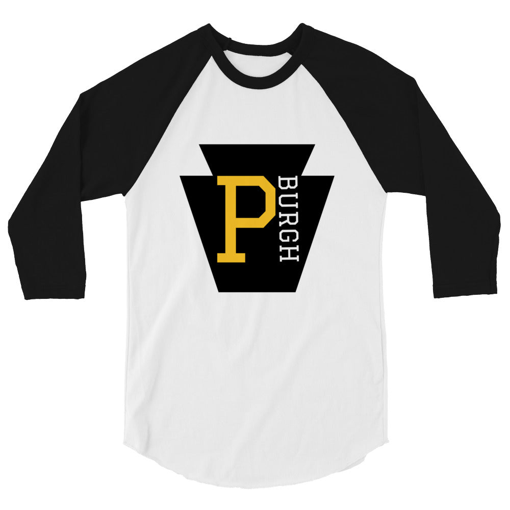 P-BURGH KEYSTONE 3/4 sleeve raglan shirt