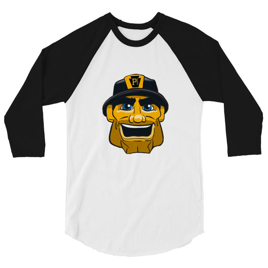 P-BURGH STEEL 3/4 sleeve raglan shirt