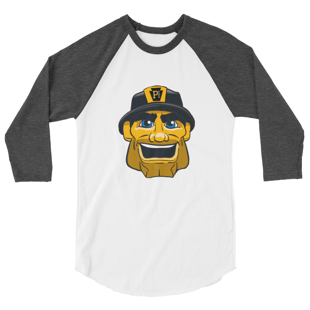 P-BURGH STEEL 3/4 sleeve raglan shirt