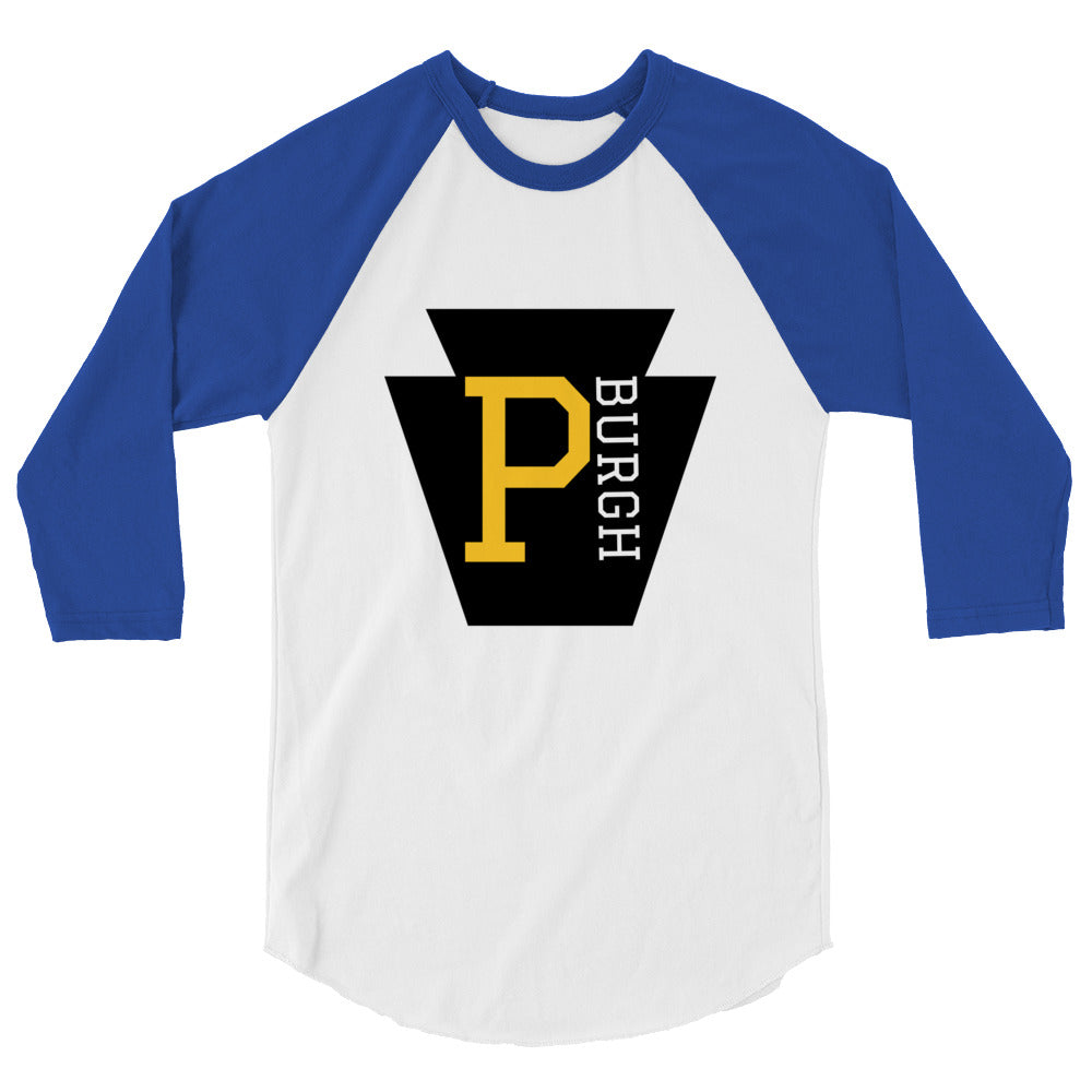 P-BURGH KEYSTONE 3/4 sleeve raglan shirt