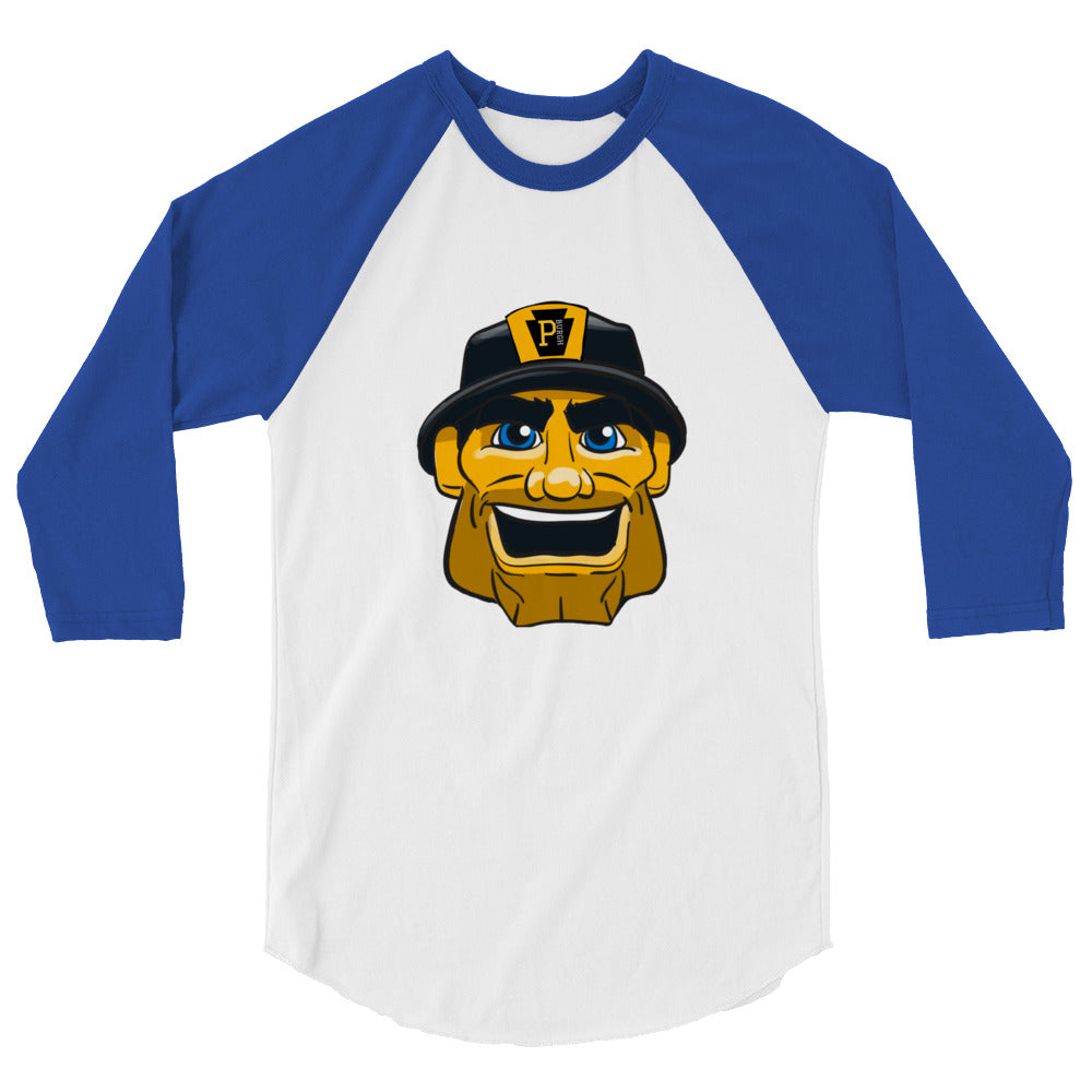 P-BURGH STEEL 3/4 sleeve raglan shirt