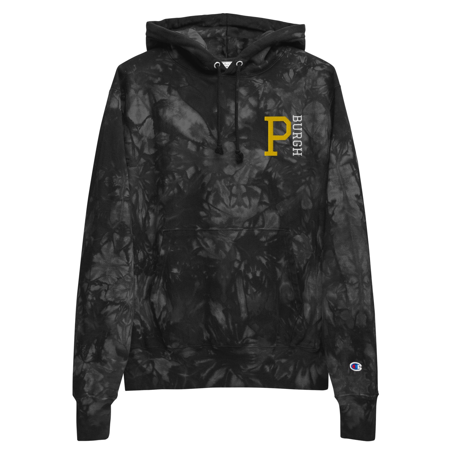 P-BURGH Brand Unisex Champion tie-dye hoodie