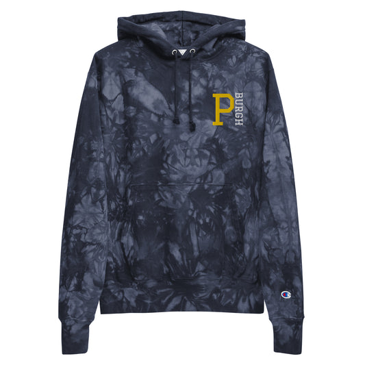 P-BURGH Brand Unisex Champion tie-dye hoodie