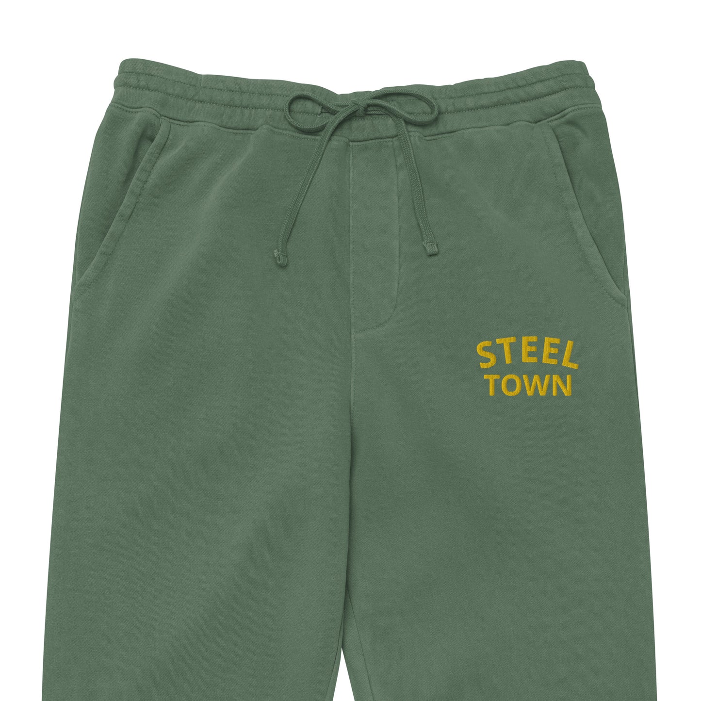 STEEL TOWN Logo Unisex pigment-dyed sweatpants