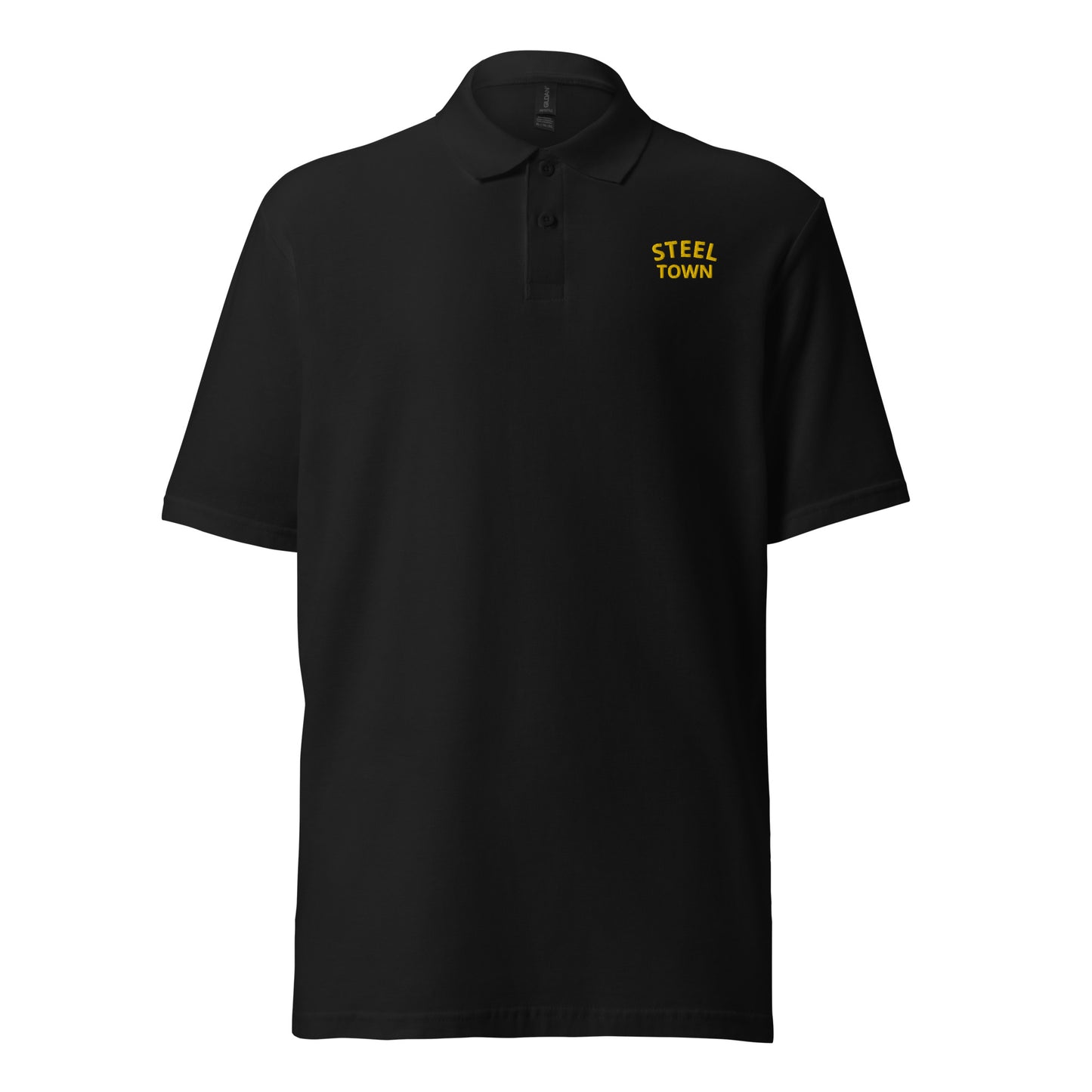 STEEL TOWN Logo Unisex pique polo shirt