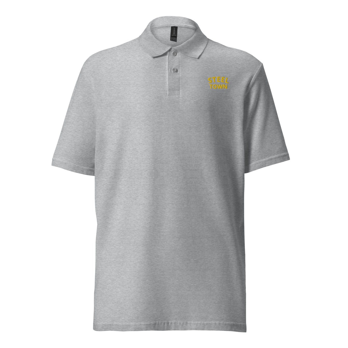 STEEL TOWN Logo Unisex pique polo shirt